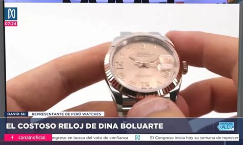 reloj rolex de dina boluarte|dina boluarte enriquecimiento.